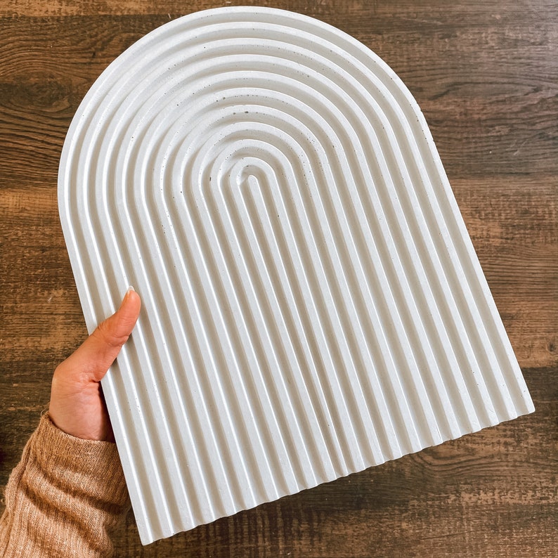 Arch Tray & Platter Silicone Mould – Resin Epoxy Serving Tray Mould