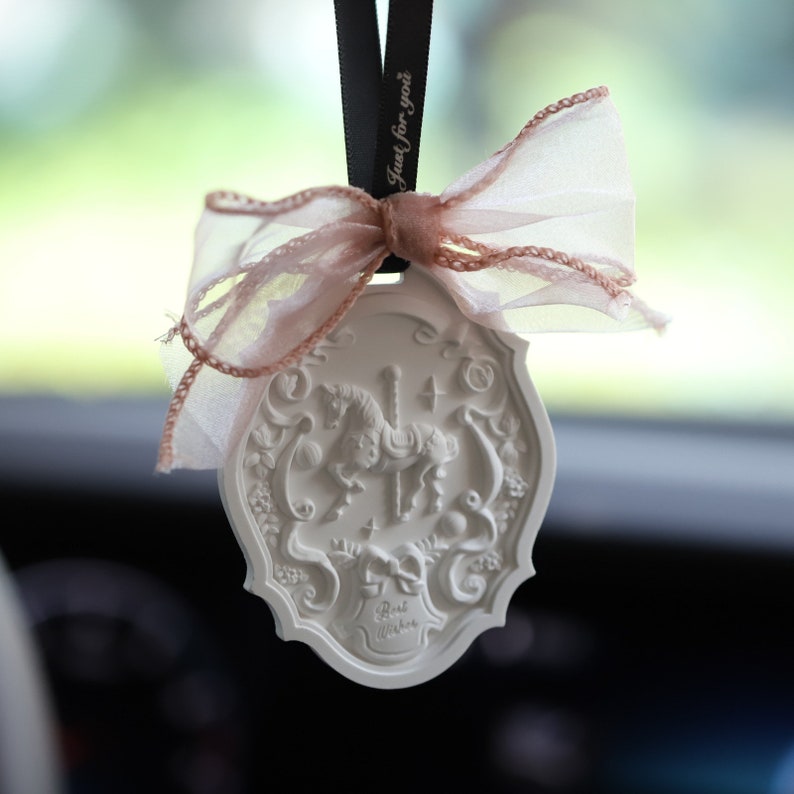 Aromatherapy Tablet Mold,Carousel Silicone Mold,Beeswax Candle Mold,Scented Candle Mold,Decoration Mold,Candle Making,Handmade Mold