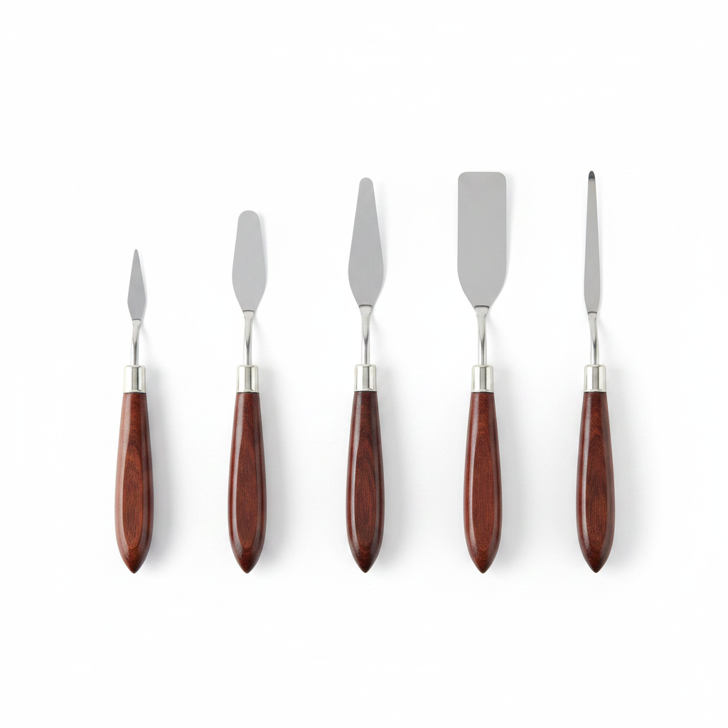 Artist Palette Knife Set — 5 PCS Stainless Steel Painting Knives