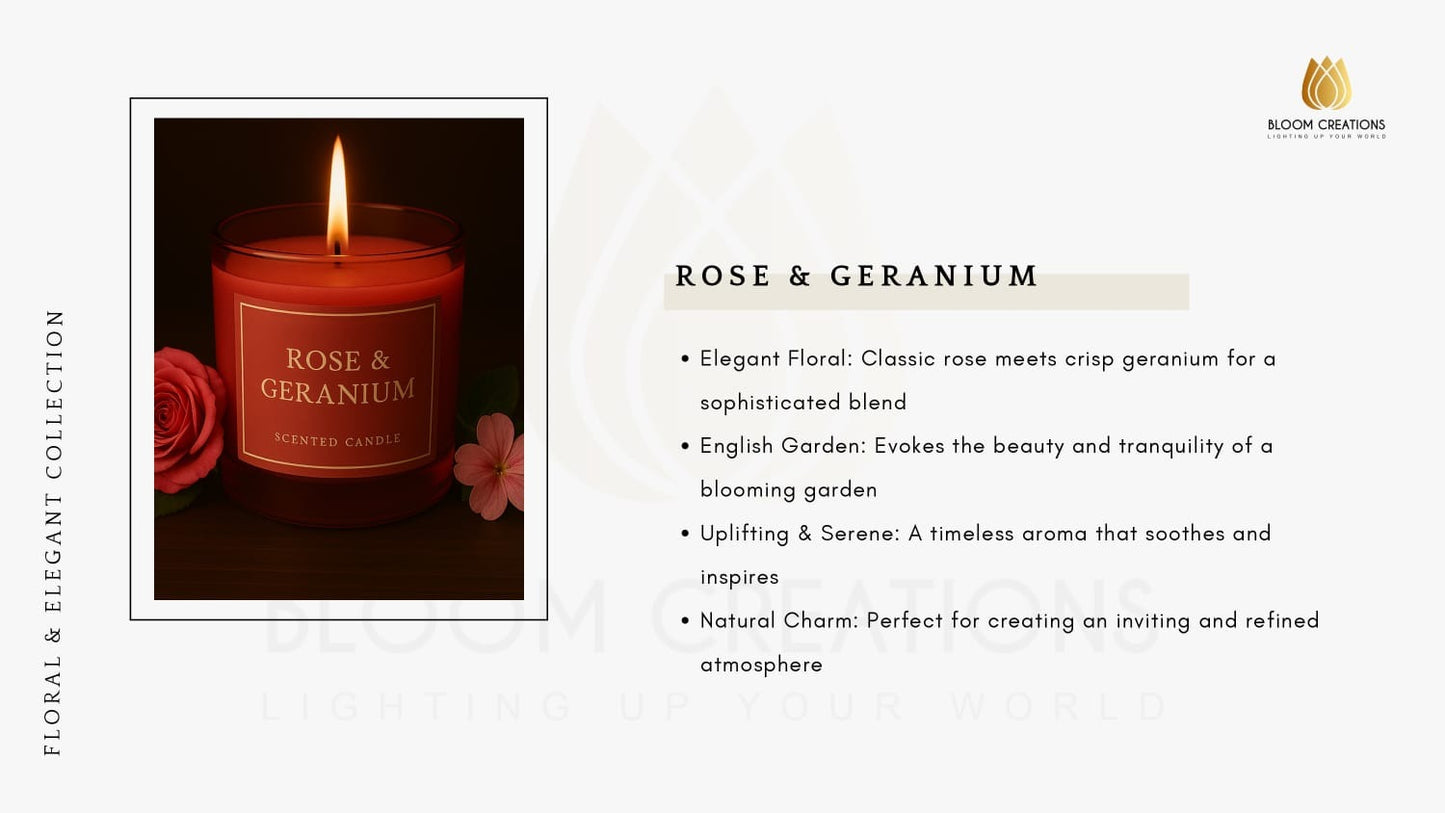 Rose & Geranium Fragrance Oil 100ml