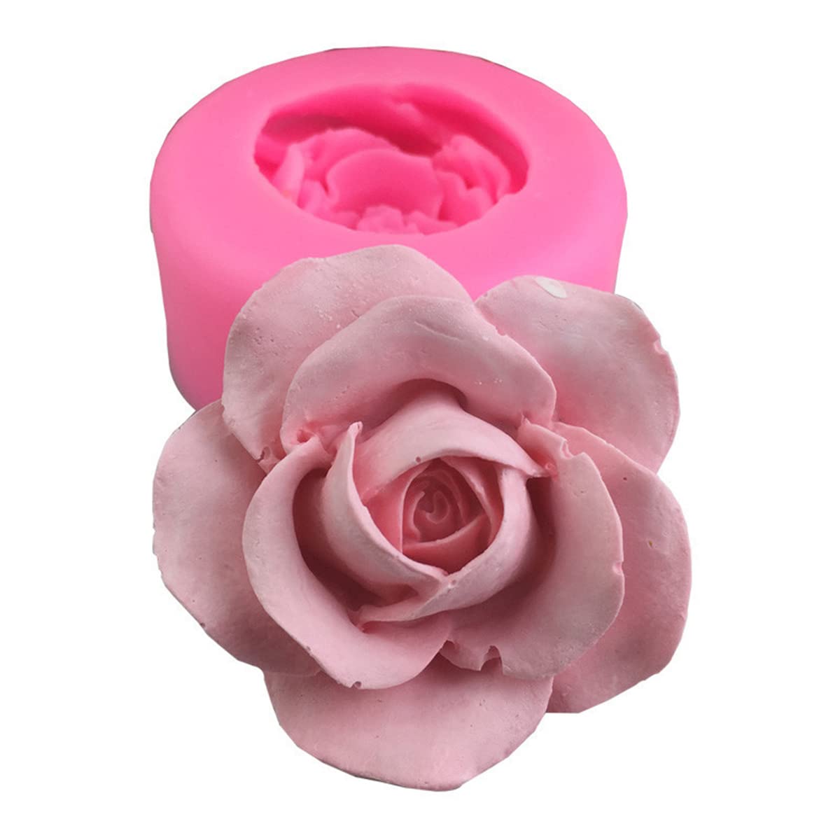 3D peony flower silicone mold
