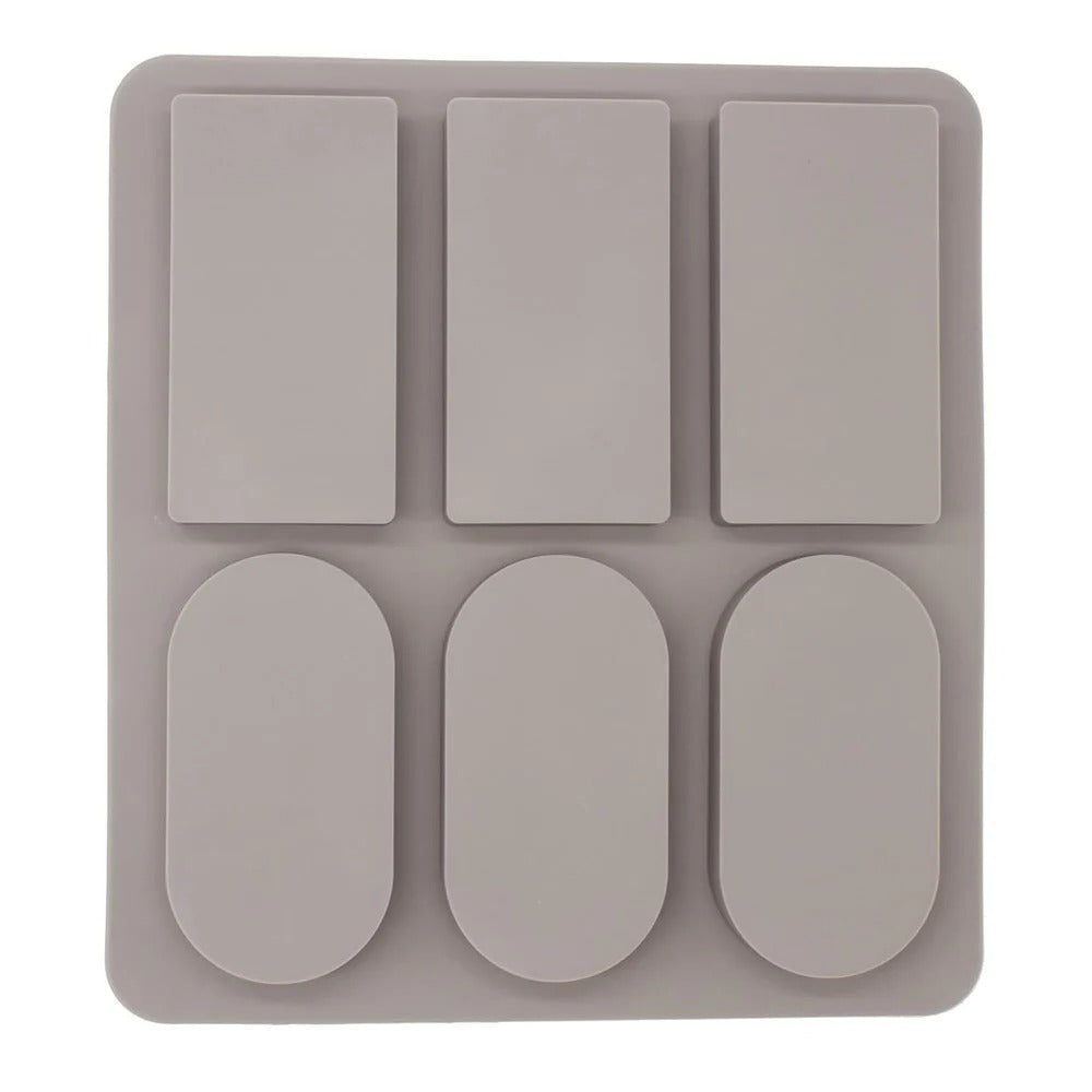 Bloom Creations Oval & Rectangle Silicone Mould — Wax Sachets, Aroma Tablets, Soap & Resin (Reusable)