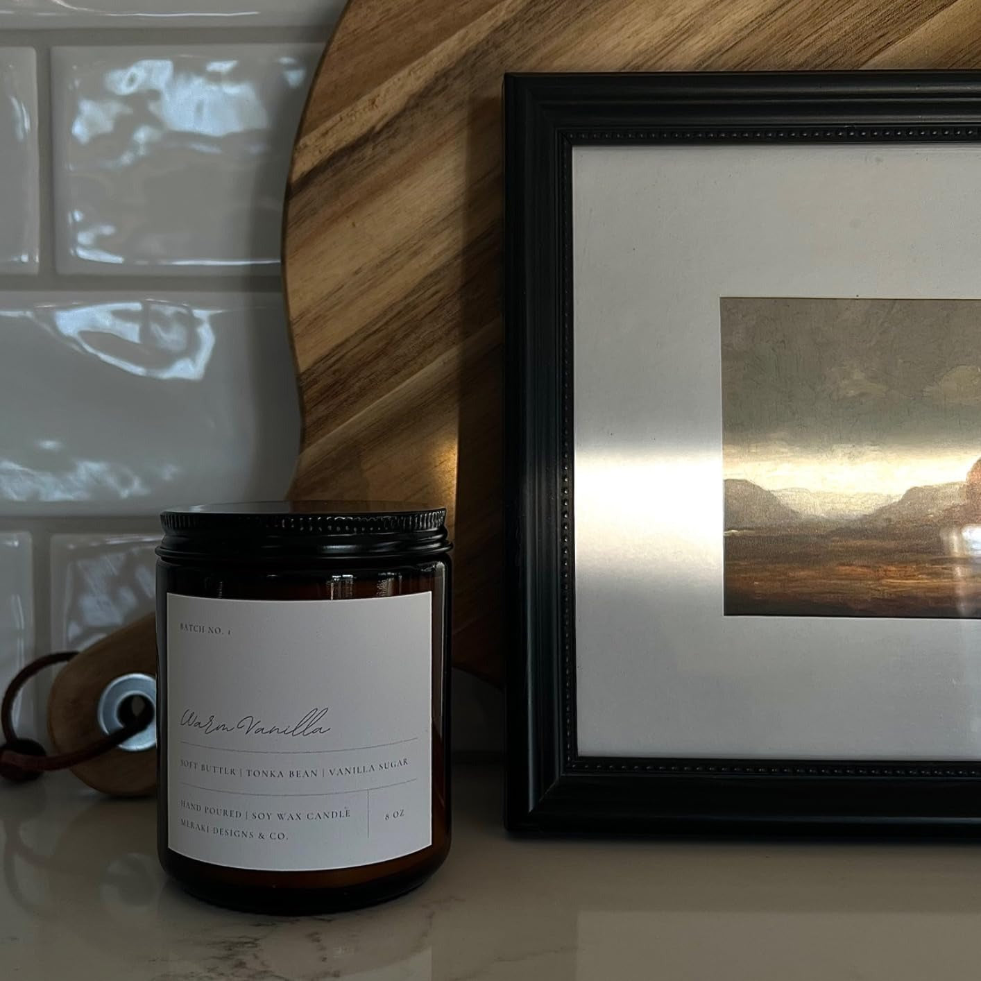 8oz Amber Candle Jars Set of 30,Round Glass Jars with Black Lids,Empty 250ml Glass Candle Making Jar Bulk Thick Small Food Storage Jar for Spice,Candy,Powder