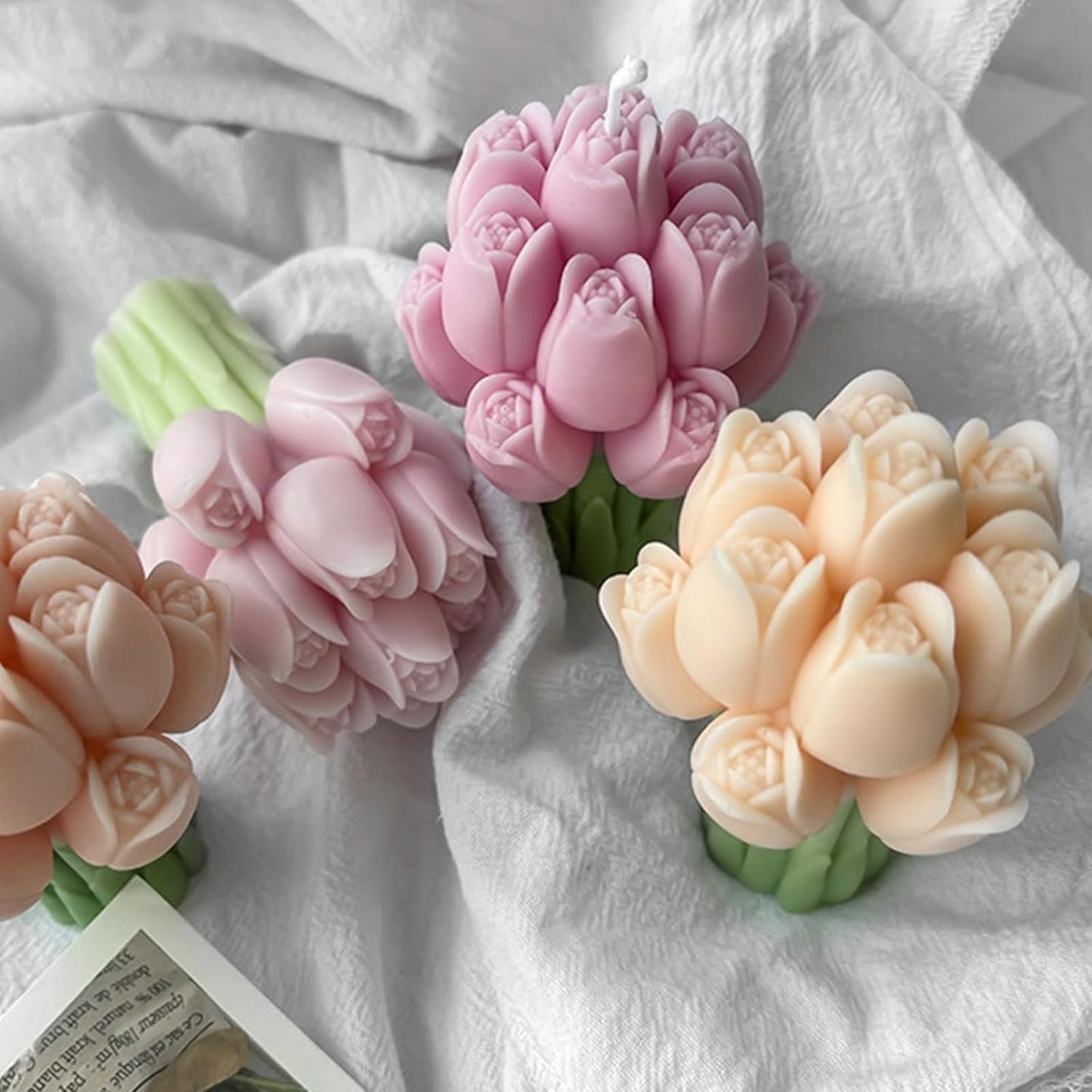 Tulip Bouquet Silicone Candle Mould | 3D Flower Bouquet Mould