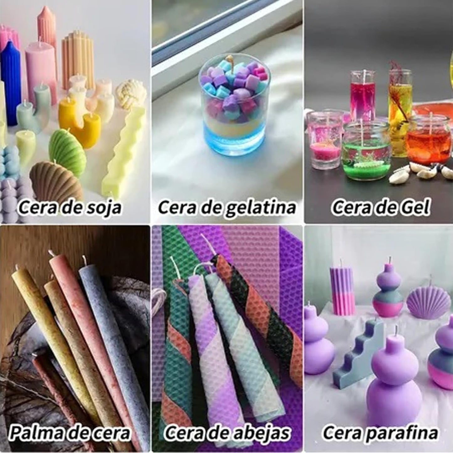 Pack of 24 Colours Candle Dye for Soy Wax - Premium 10ml Liquid Candle Colour Dye for Crafting and Home Decor - Oil-Based Candle Making Accessories