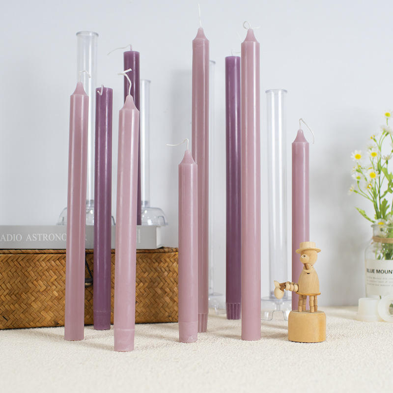 Tall Taper Candle Mould — finished candle | Bloom Creations India