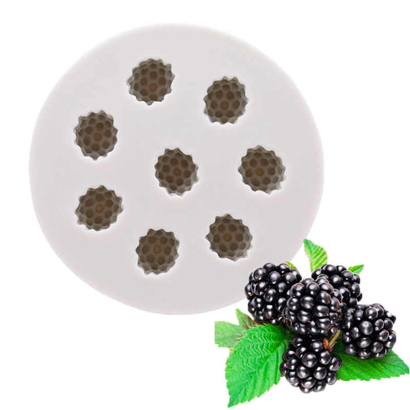 3D Raspberry Mould for Chocolate Candy & Soap MakingāSilicone Mould for DIY Activity, Homemade Resin Clay Art Kitchen Baking Cake Decoration Reusable & Food Grade (White 08-Cavities) 1-Pc