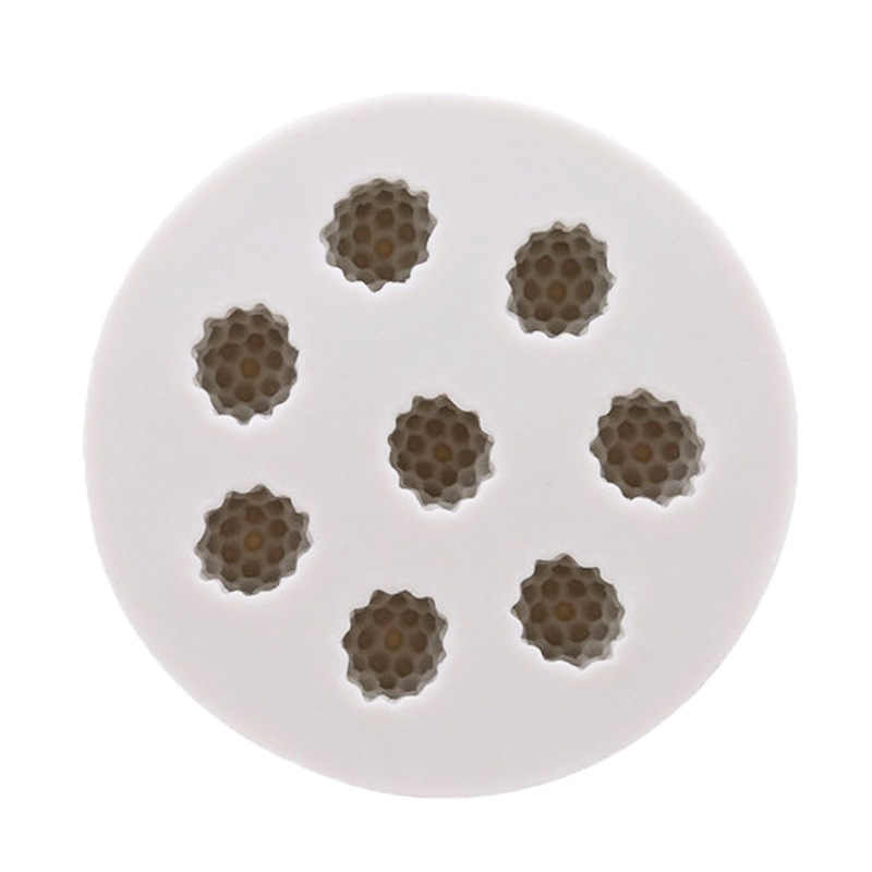 3D Raspberry Mould for Chocolate Candy & Soap MakingāSilicone Mould for DIY Activity, Homemade Resin Clay Art Kitchen Baking Cake Decoration Reusable & Food Grade (White 08-Cavities) 1-Pc