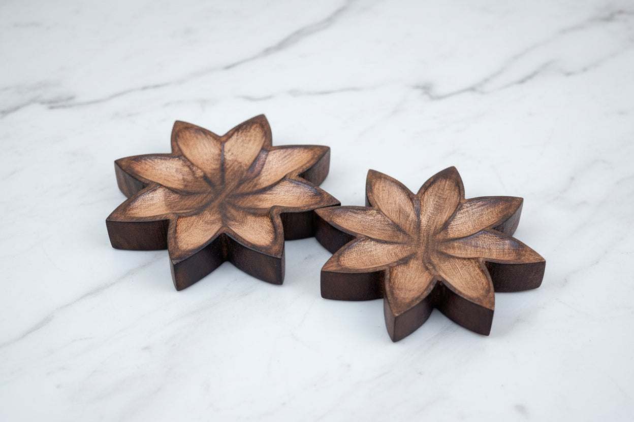 wooden flower
