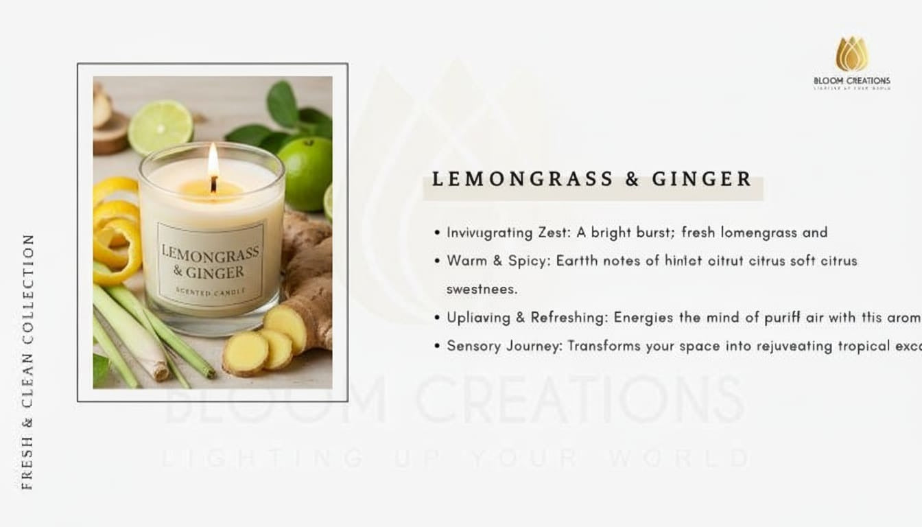 Lemongrass & Ginger Fragrance Oil 100 ml