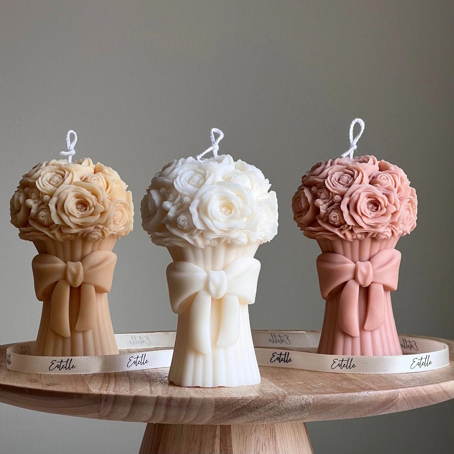 Rose Bouquet Silicone Candle Mould | Flower Soap & Resin Mould