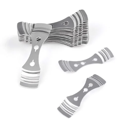 Metal candle wick holder