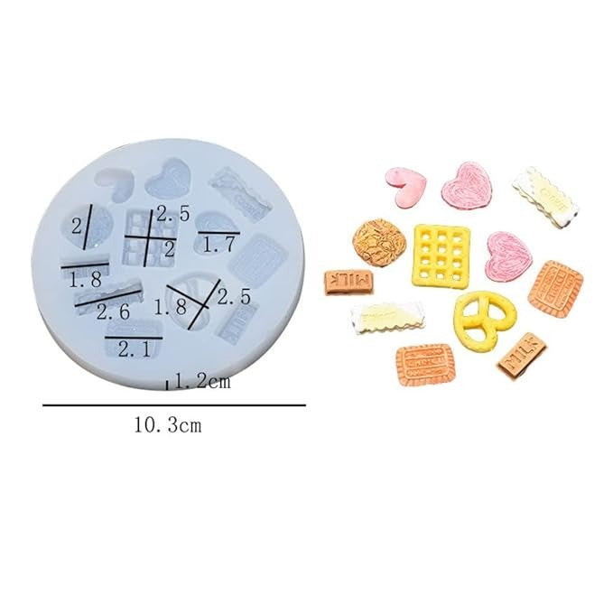 Wafer Cookie Silicone Mould – Chocolate, Fondant, Cake & Resin Mould