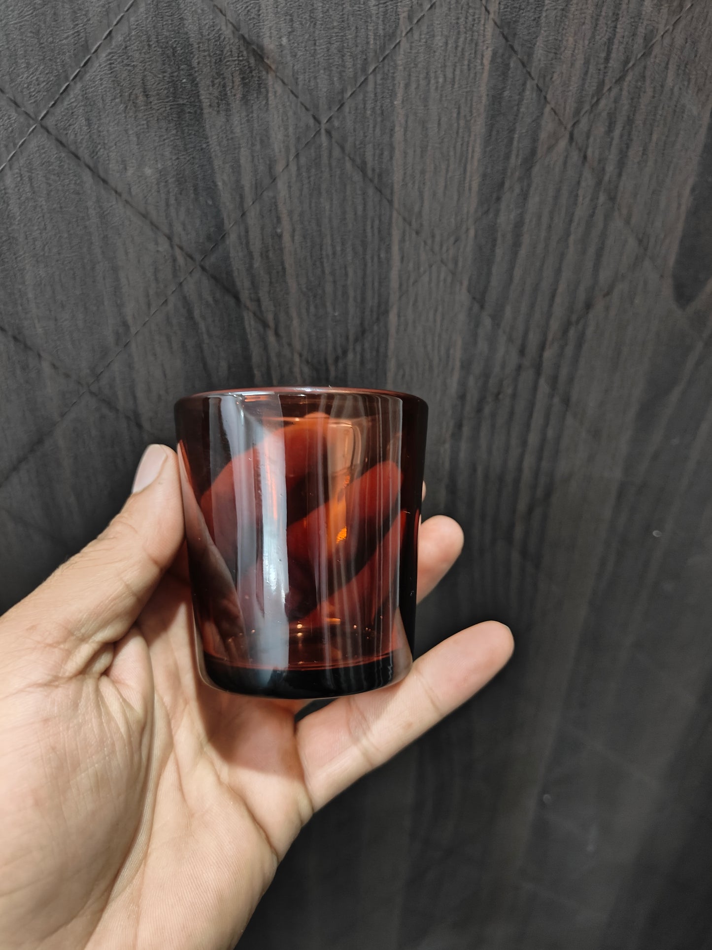 100 ml glass jar Amber colour