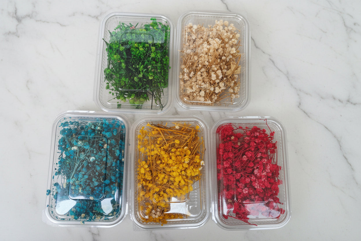 Dried Flowers – Coloured Botanicals for Candle Making, Resin Art & Decoration