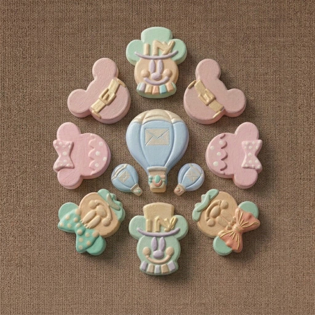 Disney Character Silicone Mould – 10 Cavity Wax Melt, Candle & Soap Mould