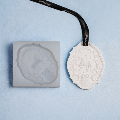 Aromatherapy Tablet Mold,Carousel Silicone Mold,Beeswax Candle Mold,Scented Candle Mold,Decoration Mold,Candle Making,Handmade Mold