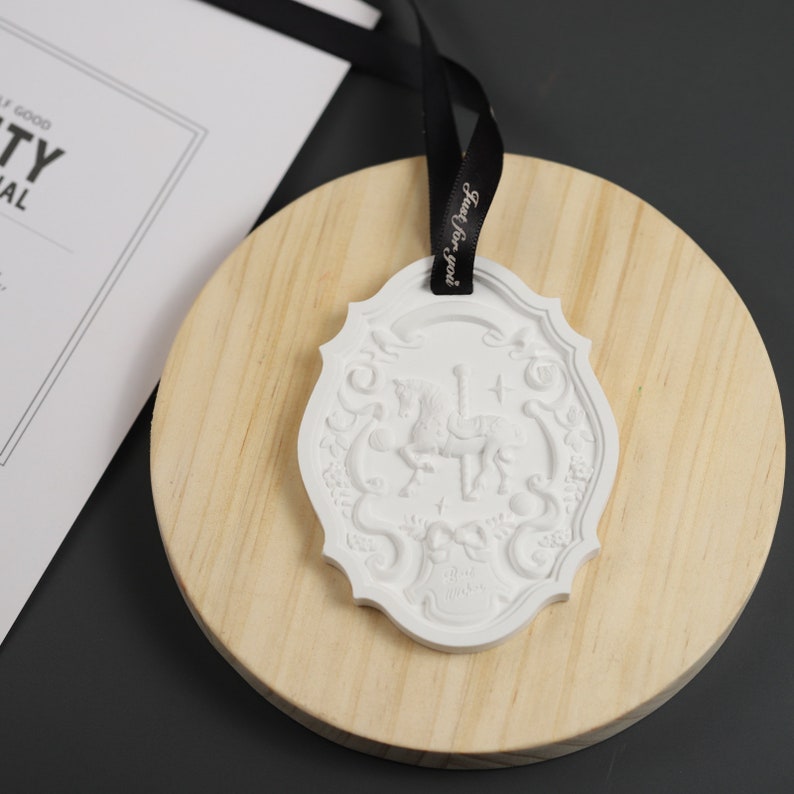 Aromatherapy Tablet Mold,Carousel Silicone Mold,Beeswax Candle Mold,Scented Candle Mold,Decoration Mold,Candle Making,Handmade Mold