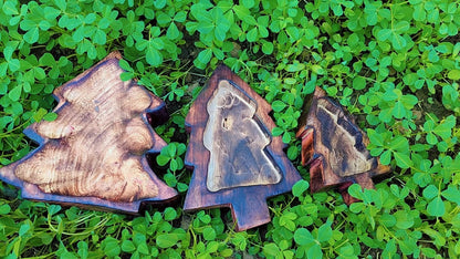 Christmas Tree shape wooden bases