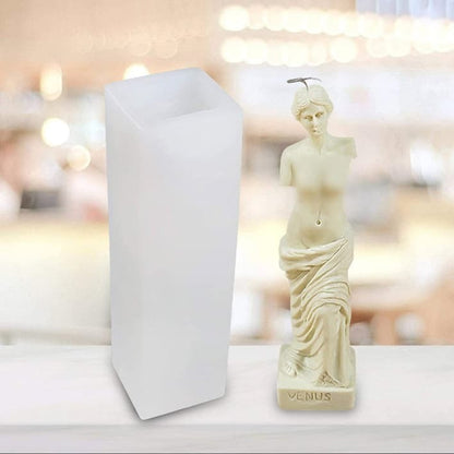 Roman Venus silicone candle mold for sculptural classical decorative candles