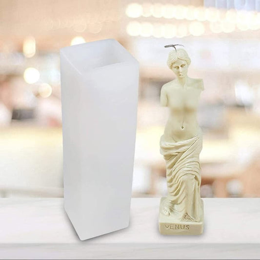 Roman Venus silicone candle mold for sculptural classical decorative candles