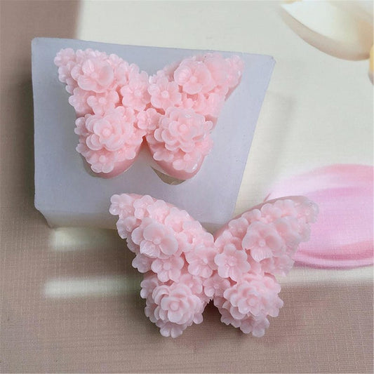 Flower Butterfly Silicone Mold, Candle Scented Candle Mold, Stone & Resin Art Mold Combo