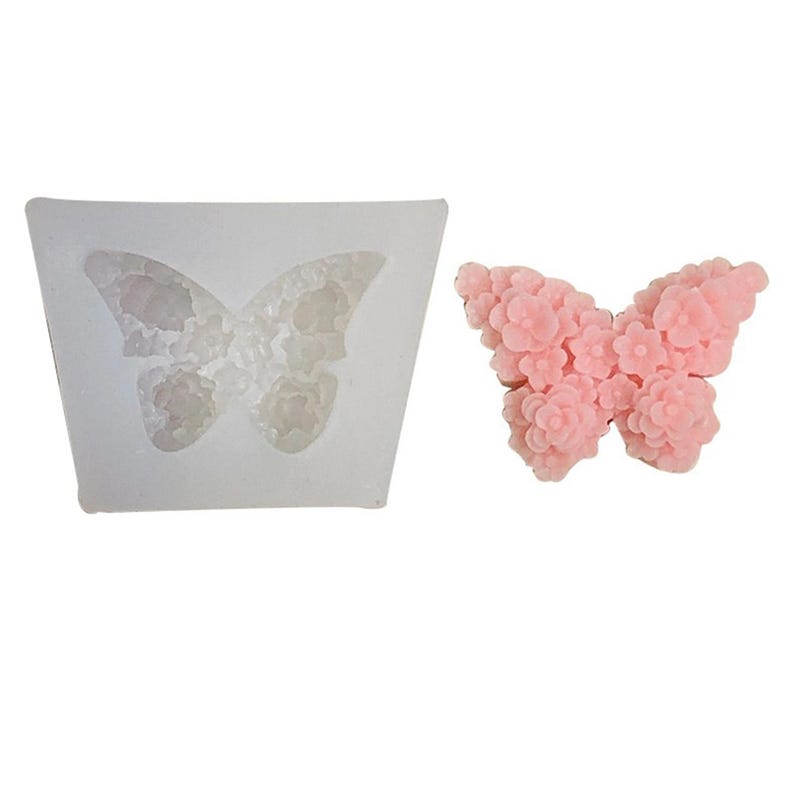 Flower Butterfly Silicone Mold, Candle Scented Candle Mold, Stone & Resin Art Mold Combo