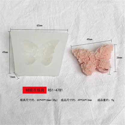 Flower Butterfly Silicone Mold, Candle Scented Candle Mold, Stone & Resin Art Mold Combo