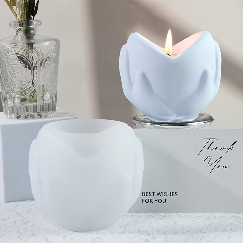Heart Hands Candle Mold Silicone for DIY Crafting, Handmade Soap Making, Resin Art, Aromatherapy Wax, Home Decor & Gifting Projects