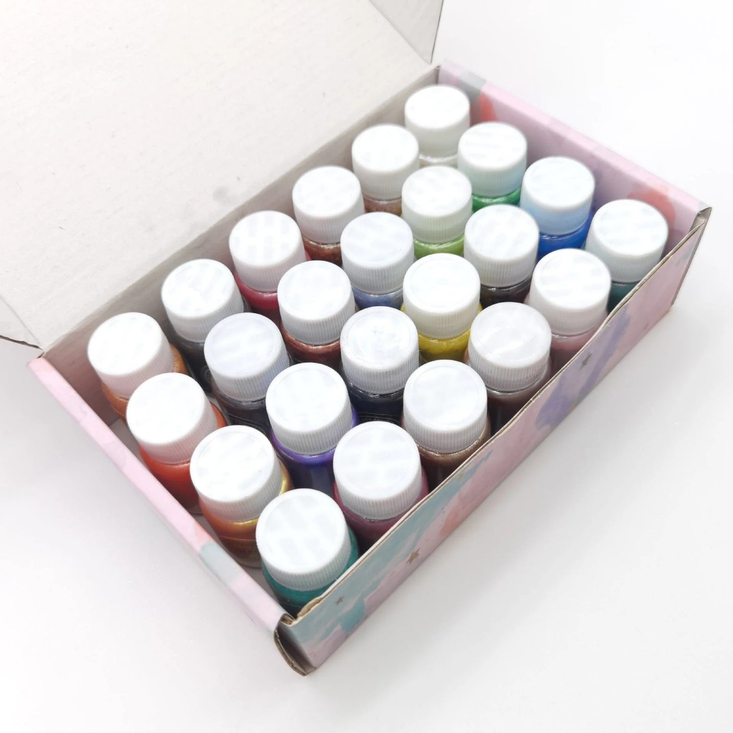 24 Shades Pearl Mica Powder — detailed view | Bloom Creations India
