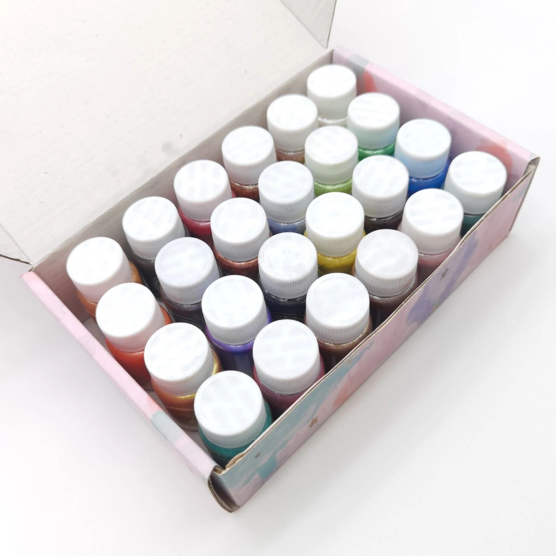 24 Shades Pearl Mica Powder — detailed view | Bloom Creations India