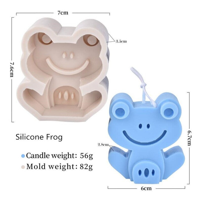 4 Style Silicone Animal Candle Mold Dinosaur Giraffe Aromatherapy Candle Piece Crystal Epoxy Children's Educational Toy Model