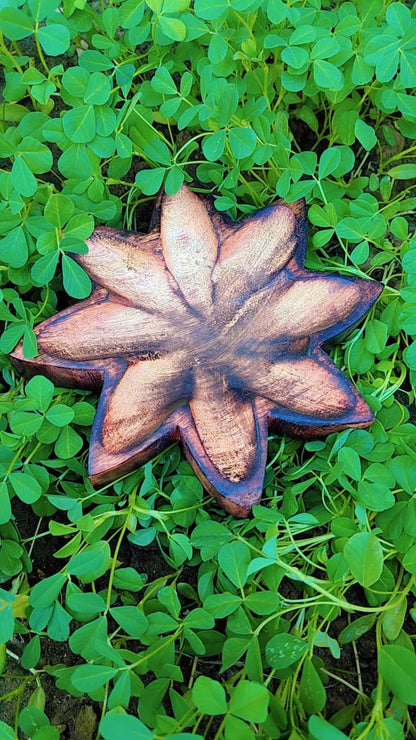 wooden flower