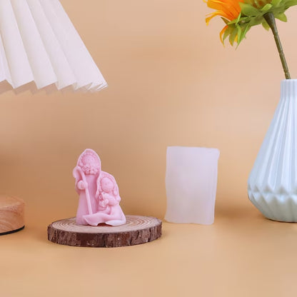 Christmas Nativity Silicone Mould | Religious Candle & Resin Mould