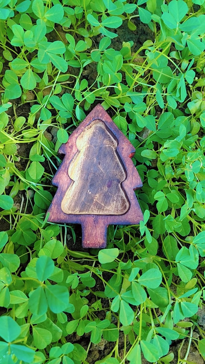 Christmas Tree shape wooden bases