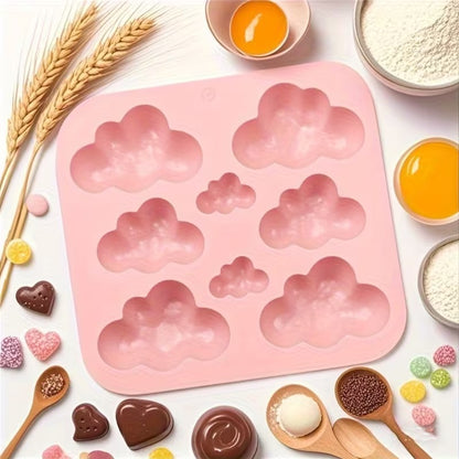 Cloud Silicone Mould – 8 Cavity (3 Sizes)