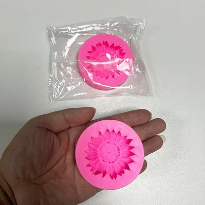 sunflower-shaped silicone mold