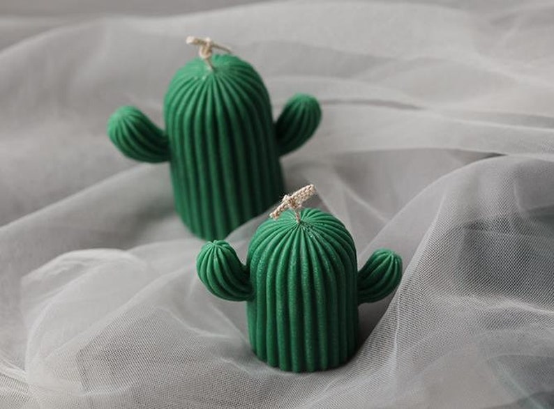 Cactus Shape Candle Mold I 3D Fondant Silicone Scented Wax Mould