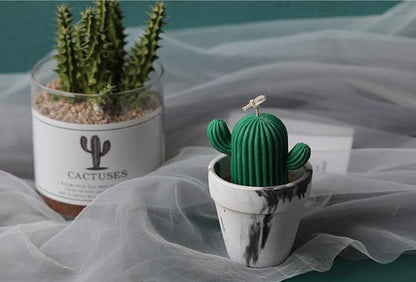 Cactus Shape Candle Mold I 3D Fondant Silicone Scented Wax Mould