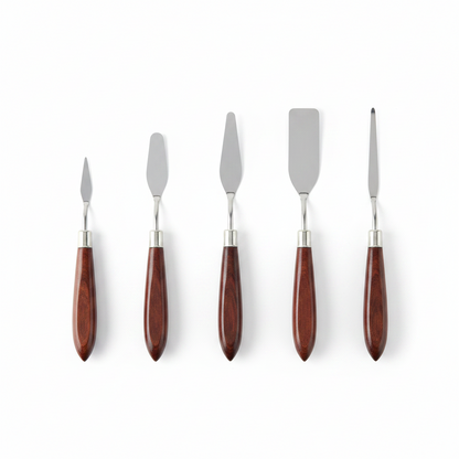 Artist Palette Knife Set — 5 PCS Stainless Steel Painting Knives