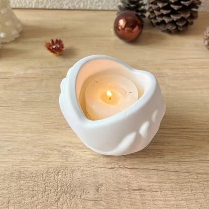 Heart Hands Candle Mold Silicone for DIY Crafting, Handmade Soap Making, Resin Art, Aromatherapy Wax, Home Decor & Gifting Projects