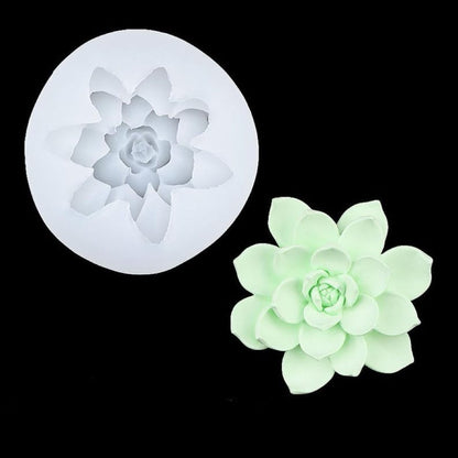 Flower silicone mold for floral handmade candles and decorative crafts