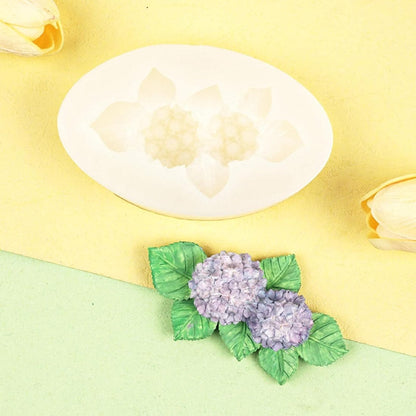 Hydrangea Flower Silicone Mould | 9.1x5.3cm Cake, Candle & Soap Mould