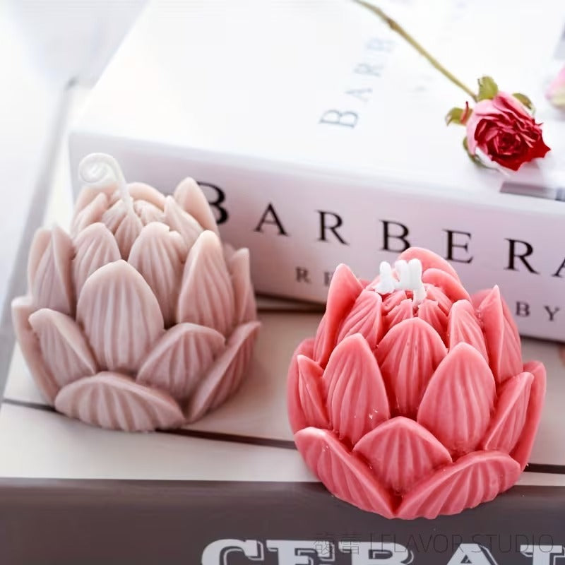 3D Lotus Flower Silicone Mold