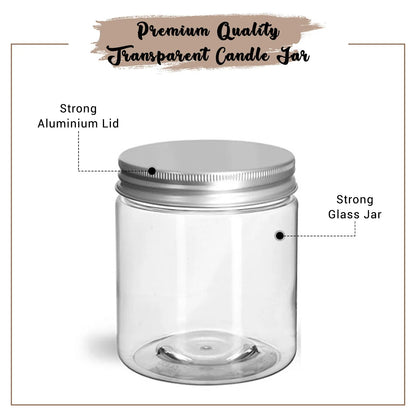 Transparent Candle Jar - 100 ML