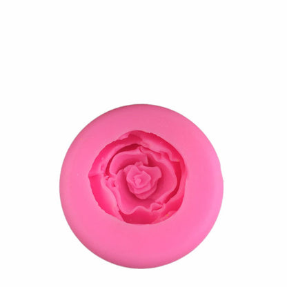 3D peony flower silicone mold