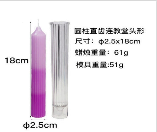 Polycarbonate mold strip 2.5x18 cm