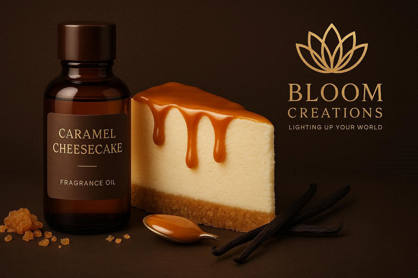 Caramel cheesecake fragrance oil 100ml for candle making — gourmand dessert scent