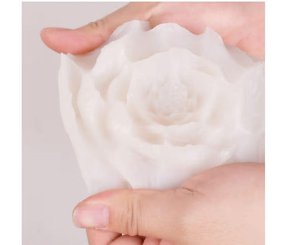 Lotus Chrysanthemum Flower Silicone Candle Mould | 8cm Wax & Soap Mould