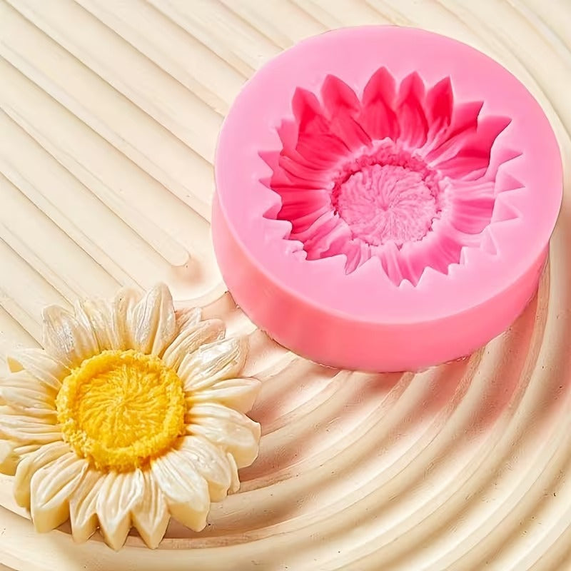 sunflower-shaped silicone mold